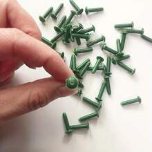 50 Sets Artificial Rose Flower Heads With Plastic Stems, DIY Wedding And Engagement Decor Artificial Flower Accessories, Bouquet Supplies