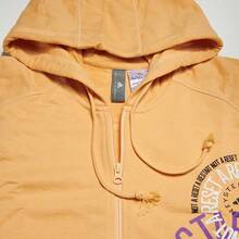 Adidas 短款时尚简约百搭休闲女士连帽拉链夹克外套 IB5890 - 脈衝琥珀 - 查看 2