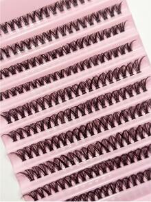 Extensiones de pestañas individuales sintéticas curvas, densas, naturales y suaves de 40D 8-16 mm mixto 0.07 mm Curl D, 10 bandejas 200 piezas Pestañas artificiales tipo marta resistentes al agua, ligeras, efecto 3D, adecuadas para maquillaje ligero, maquillaje intenso, maquillaje diario, maquillaje de dibujos animados, portátil para uso diario o salir. - D - Ver 3