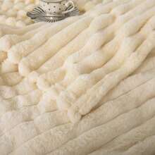Double-Sided Plush Fireplace Cover, Thick Fireplace Blanket For Home Use, Electric Heater Protective Cover, Heating Pad Blanket