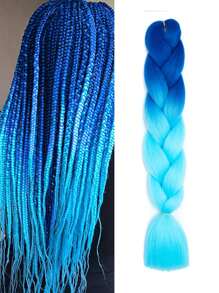 Estensioni per trecce arcobaleno da 24 pollici, capelli sintetici viola professionali, trecce jumbo, estensioni per capelli colorate a gradiente africane per intrecciare all'ingrosso per Ognissanti e Natale