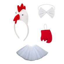 3 chiếc thời trang dễ thương đầu Hooper động vật mũ nón tiệc ngày lễ gà tóc phụ kiện ba chiều gà trống vàng thích hợp cho tiệc ngày lễ mặc dạ hội hóa trang mặc quà sinh nhật quà tặng ngày lễ bộ gà vàng ba chiều mũ gà vàng ba chiều vũ hội halloween - Nhiều màu - Xem 20
