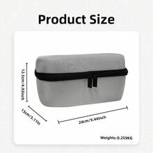 1入組HY300投影機專用硬質旅行袋，便攜式投影機袋，家用投影機收納袋，防護硬殼旅行攜帶袋