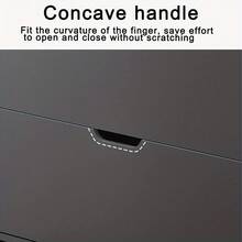 2 Drawer Shoe Rack Shoes Storage Cabinet Wooden Cupboard Organiser Holder Stand - Black - View 10