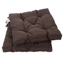 VISTE TU HOGAR Chair Pads - Bộ đồ hai mảnh màu nâu cà phê - Xem 1
