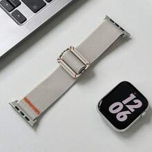 1 条尼龙弹性编织表带兼容 表带 42 毫米 44 毫米 45 毫米 49 毫米 S10 46 毫米休闲男士手链适用于 Series Ultra 2 10 9 8 7 6 5 4 SE,透气运动表带适用于 Apple 41 毫米 40 毫米 38 毫米毕业礼物配件女士 - 42/44/45/49/S10-46mm - 查看 16