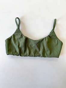 Fitness Strappy Top With Adjustable Straps, Cropped Zero Transparency, Polyamide - 白色 - 查看 7