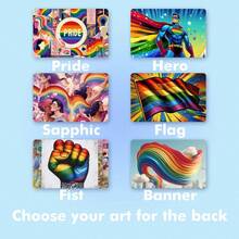 Custom Photo Gay ID Card, Custom Gay Lifetime Membership Card, Custom LGBT Pride Card, Prank Rude Joke Friend Colleague Gift Idea, Joke Meme, Funny Gift - Multicolor - View 3