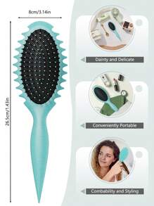 New Curly Hair Brush,Reduce Hair Pulling And Curl Separation,Detangling, Shaping Curls,Hair Styling Tools For Women, , Wet And Dry Hair Designed By Candybrush
