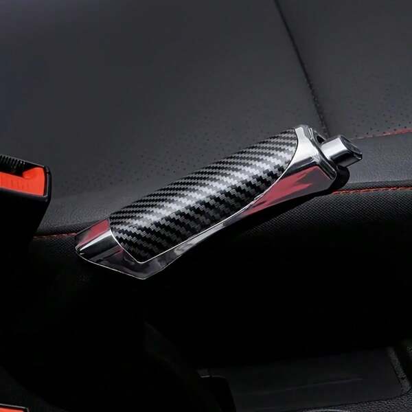 1 pieza Cubierta para freno de mano de coche - Protector de agarre antideslizante de ABS, accesorio interior de moda