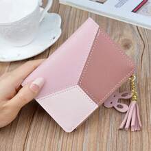 Fashion Wallets, Women's Wallets, Short Wallets, Portable Pouches, Small Handbags, Women's Card Holders, PU Leather, Foldable Coin Purses