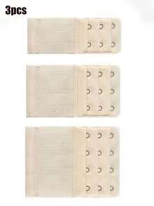 12 个弹性胸罩扣件、内衣延长扣件、2/ 3/ 4 个钩扣件、可调节后背扣件、内衣扣件延长扣件（带绳带）