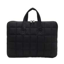 YOONI 1PC Ins Style Minimalist And High-End Plaid Computer Bag, Solid Color IPad Protective Handbag Suitable For Students And Office Workers