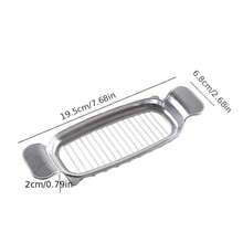 Multi-Functional Aluminum Cheese & Butter Cutter – Egg Slicer, Foie Gras & Cheese Slicer - Bạc - Xem 7