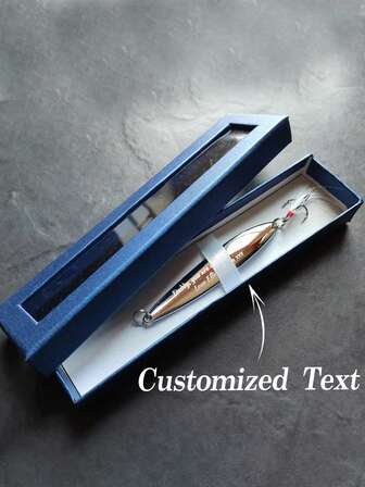 1 pieza Señuelo de pesca personalizado con grabado - Captura favorita - Loco por ti - Cualquier texto como regalo - La mejor captura de mi vida