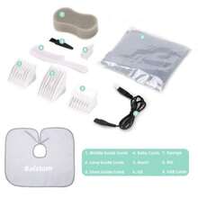 Baistom Baby Hair Clippers, Quiet & Dual-Mode Hair Cutting For 0-12, W - 1 - View 7