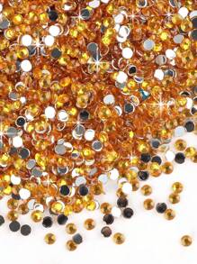 2mm-6mm Rhinestones de resina, diamantes de fondo plano, diamantes de cristal negro sin calentar, para manualidades DIY, tazas, botellas, gafas, ropa, cristales sueltos brillantes, decoración de artesanía
