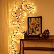 LED Tree Branches And Vines, Rooms, Bedrooms, Walls, Decorations, USB, Eight Functions, Bendable Vine Light