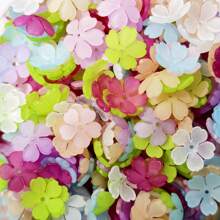 50pcs Colorful Acrylic Small Flower Bead DIY Bracelet, Keychain, Handmade Jewelry Supplies, Festival Gifts