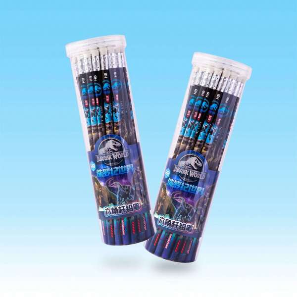 Jurassic World Iigen 30pcs HB Hexagonal Pencils 30 Pcs Set Of Writing Pens With Eraser Tip Pencils School Supplies,Back To School