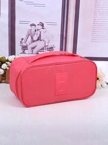 Pcpc9.4inch Portable Toiletry Travel Bag, Divided Storage Bag For Underwear, Convenient And Practical, Can Be Used To Classify Clothes And Personal Items, Travel Storage,Solid Waterproof Underwear & Diapers Luggage Organizer For Travel,Holiday,Back To School Christmas For Holiday Gift Giving,Boho Vibes,The Perfect Gift Travel Essentials Travel Accessories Vacation School Stuff Packing Cubes Dorm Room Essentials College - Multicolor - View 19