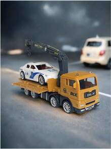 Children's Engineering Machinery Toy Kit, Life Trailer, Crane, Life Lift Truck, Tanker Truck, Toy Bus, Truck Model, Large Toy Truck, Toy Tractor, Forklift, Bus Model