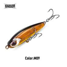 KINGDOM Señuelos de pesca en forma de lápiz pequeño de la marca Kingdom, cebos artificiales de calidad alta de hundimiento lento de 40mm/4g, wobblers para equipo de pesca