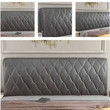 Luxury Thick Headboard Cover Soft Bed Head Back Decor Protector Slipcover 150CM - Grey - View 2