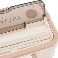 Lunch Box With Compartments And Spoon Kit 1000ml