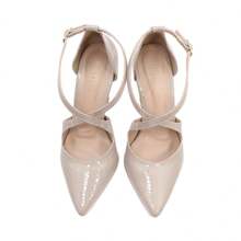 Scarpin Heel Cup-9.0 Cm- Color: Oat - yến mạch - Xem 3