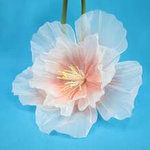 50cm künstliche Pfirsichblüte, große Blumendekoration für Schaufensterauslage, Outdoor-Hochzeit, Fotografie, hochwertige Szenengestaltung