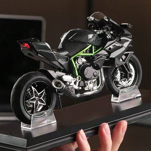 1pc H2R Alloy Motorcycle Model - 1:12 Scale Motorcycle Model - Desk Decoration - Motorcycle Collection - Graduation Gift - Birthday Gift - Holiday Gift - Christmas Gift - New Year Gift