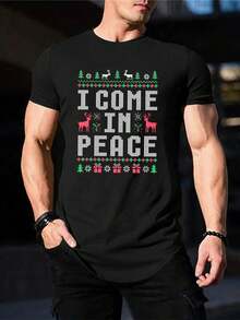 Camisetas navideñas para parejas divertidas y feas - Camisetas a juego para hombres y mujeres - Ropa para fiestas navideñas - Mejores ideas de regalos - Negro - Ver 1