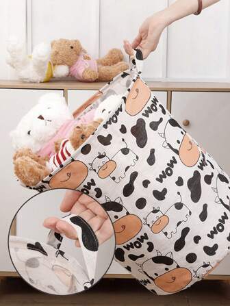 1 件洗衣篮，可折叠脏衣服收纳篮，带手柄，适用于浴室、卧室和洗衣房，多用途装饰，适用于家庭、宿舍，易于清洁且节省空间