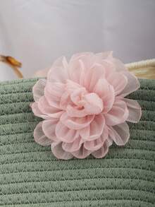 Summer Elegant Vacation Style Rope & Fabric Flower Necklace & Waist Chain - Beige - View 9