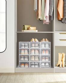 SONGMICS Shoe Boxes - trắng - Xem 1