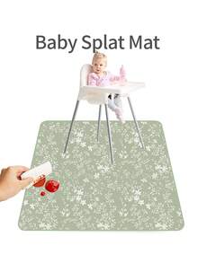 1PCE Baby Splat Mat ,Washable Portable Picnic Mat And Table Cloth,For Under High Chair/Arts/Crafts