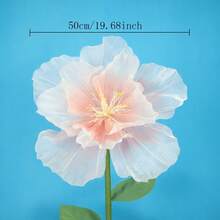 50cm künstliche Pfirsichblüte, große Blumendekoration für Schaufensterauslage, Outdoor-Hochzeit, Fotografie, hochwertige Szenengestaltung