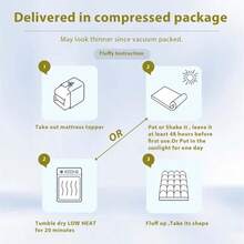 1件装豪华酒店级床罩，大号/特大号可选，3D立体聚酯纤维填充，四季通用，带4个角环，可机洗，超细纤维材质。 - 深灰色 - 查看 8