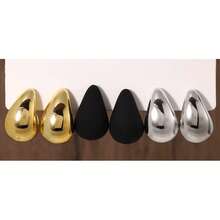 3 Pairs Simple Design Party Style Earrings For Women, Suitable For Dates And Daily Wear