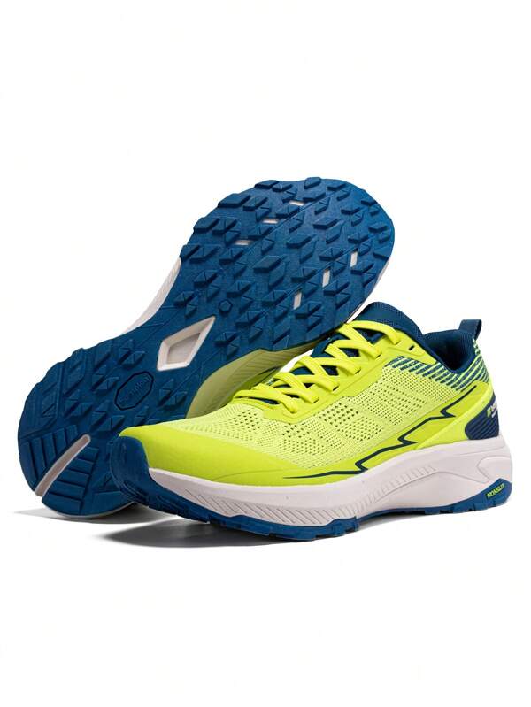baasploa Men Hiking Shoes Mesh Ventilation Outdoor Shoes Men Lightweight Comfort Casual Sneakers Non-Slip Wear Resistant Shoes