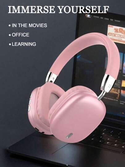 New Full-Coverage Wireless Headphones With HIFI High-Definition Calling, Comfortable MP3 Music Headphones For Phones, Type-C, Foldable Rotatable Telescopic, ABS Plastic Metal Texture, High-End Business Gift Wireless Headphones