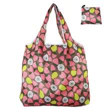 Jumping Bag, Reusable Storage Bag, Shoulder Bag, Flower, Vegetable, Fruit Bag, Handbag - Multicolor - View 7