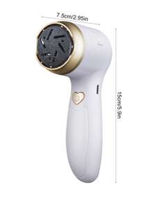 Electric Foot Grinder, Natural Foot Grinding Stone, Warm And Remove Dead Skin, Care For Foot Health, USB Charging Endurance, Waterproof And Dustproof, Whether Home Or Travel, Easy To Carry, Let You Show Beautiful Feet All The Time