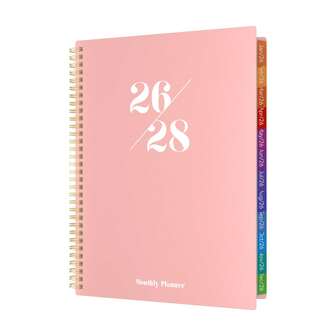 Sailingvan 1pc 2026-2028 Monthly Planner, January 2026 To December 2028, 3-Year Monthly Planner/Calendar With Hard Cover, Thick Paper, Inner Pocket, Spiral Binding, Notes Pages For Work School, A4 (8.5"X11")