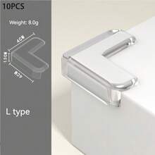 10/18件透明桌角保护套，硅胶儿童家具角保护套 - 彩色 - 查看 13