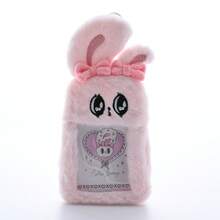 2025 新款可爱大眼甜心兔子娃娃钥匙扣小雕像、社交媒体兔子挂饰、节日/生日礼物 - 彩色 - 查看 19