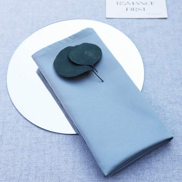 12pcs Multicolor Handmade Hemmed Napkins, 43*43cm/17*17inch, Soft & Elegant Cloth Napkins For Easter, Spring, Wedding, Baby Shower, Birthday Party, Outdoor Decor, Romantic Dinner, Restaurant, Kitchen, Tea Towel