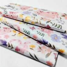 10/50 pièces Feuilles de papier minces motif chat rose et floral, conviennent pour les artisanat DIY, l'emballage de cadeaux de fête, l'emballage de bouquets, l'emballage de chaussures/vêtements, la décoration d'emballage de cadeaux pour les fêtes et anniversaires