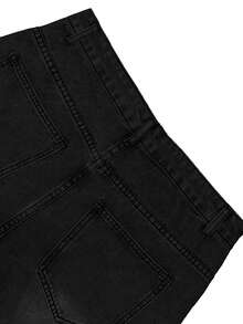 Herren Mode Street Style leicht schwarze Loose Fit Jeans, Grunge